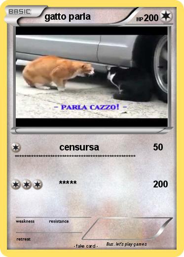 Pokemon gatto parla