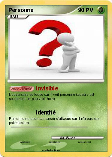 Pokemon Personne