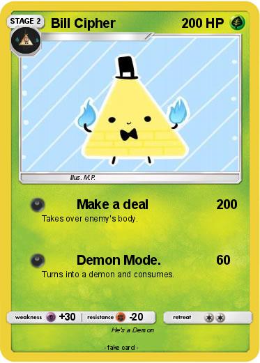 Pokemon Bill Cipher