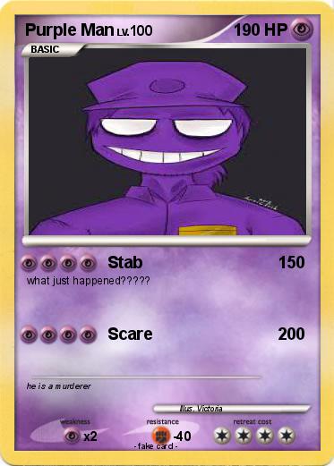 Pokemon Purple Man
