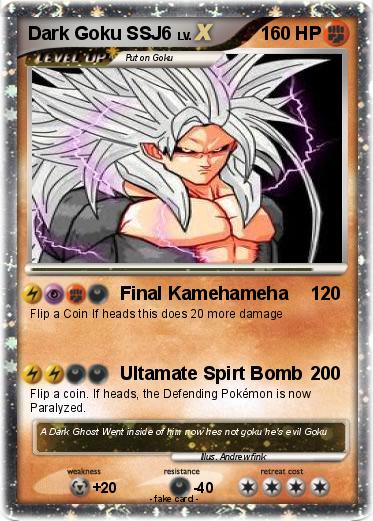 Pokemon Dark Goku SSJ6