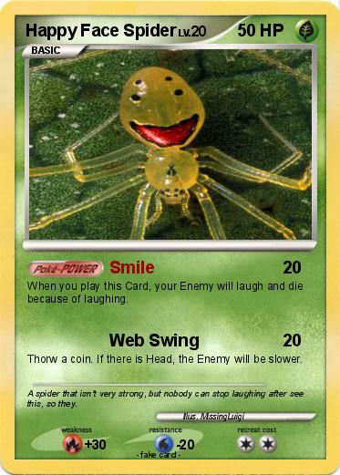 Pokemon Happy Face Spider