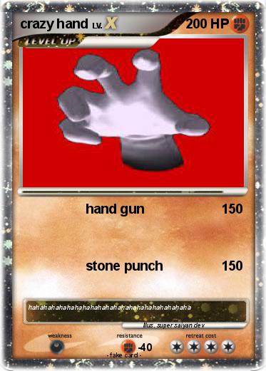 Pokemon crazy hand