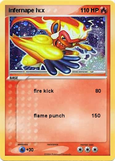 Pokemon infernape lv.x