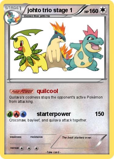 Pokemon johto trio stage 1