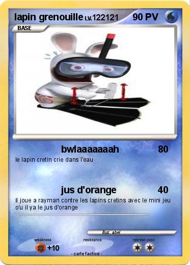 Pokemon lapin grenouille