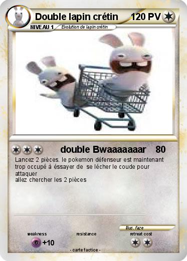 Pokemon Double lapin crétin