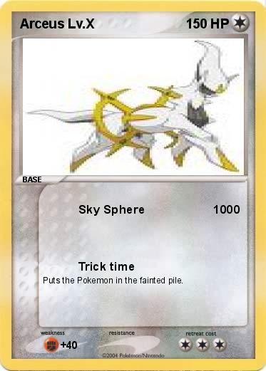 Pokemon Arceus Lv.X