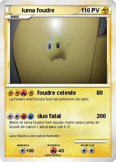 Pokemon luma foudre