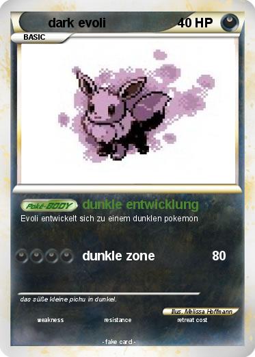 Pokemon dark evoli