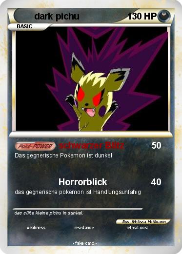 Pokemon dark pichu