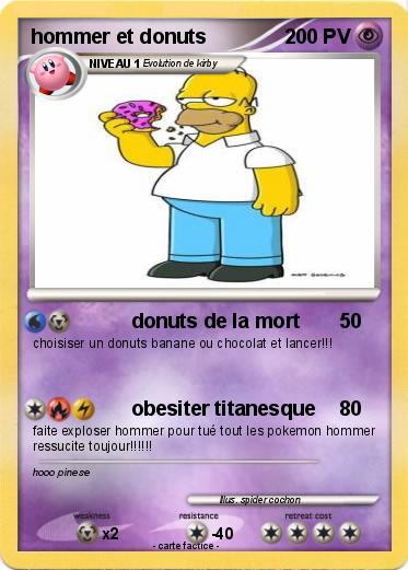 Pokemon hommer et donuts