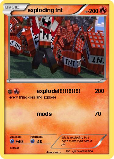 Pokemon exploding tnt