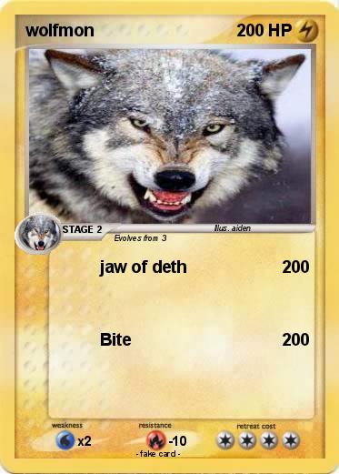Pokemon wolfmon