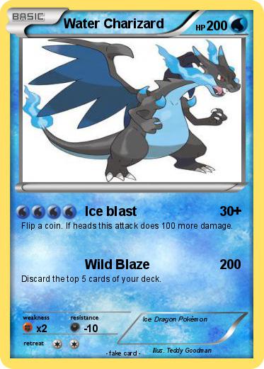 Pokemon Water Charizard