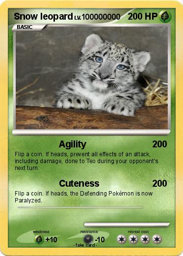Pokemon Snow leopard