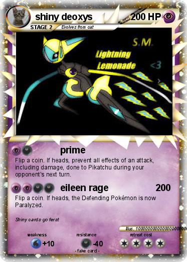 Pokemon shiny deoxys