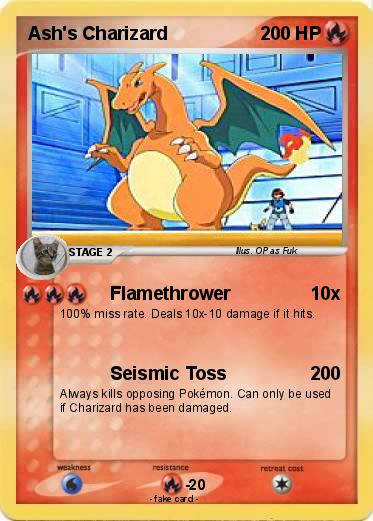 Pokemon Ash's Charizard