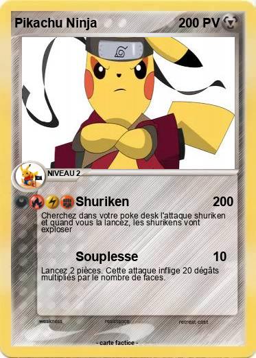 Pokemon Pikachu Ninja