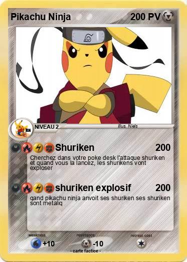 Pokemon Pikachu Ninja
