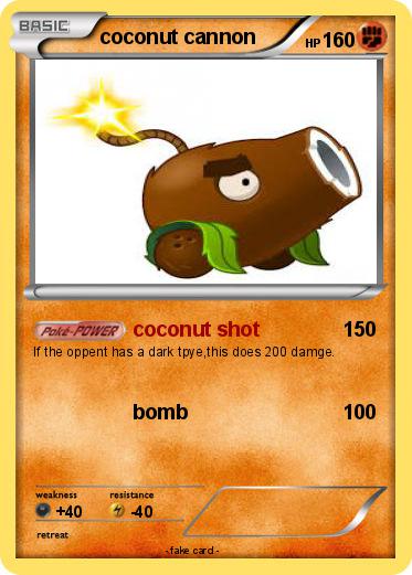 Pokemon coconut cannon