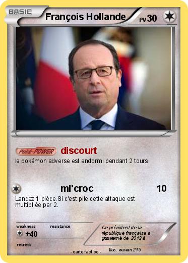 Pokemon François Hollande
