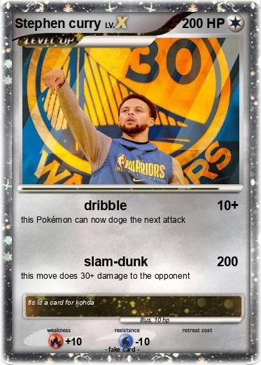 Pokemon Stephen curry