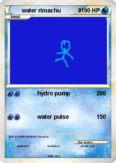 Pokemon water rimachu           8