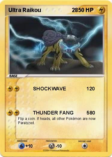 Pokemon Ultra Raikou                    28         