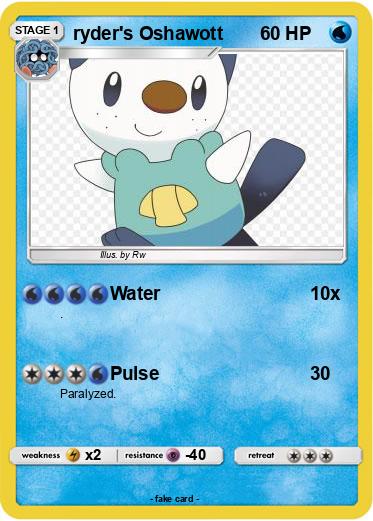 Pokemon ryder's Oshawott