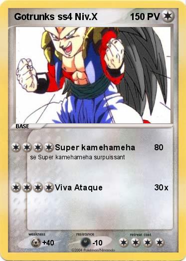 Pokemon Gotrunks ss4 Niv.X