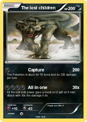 Pokemon The lost children