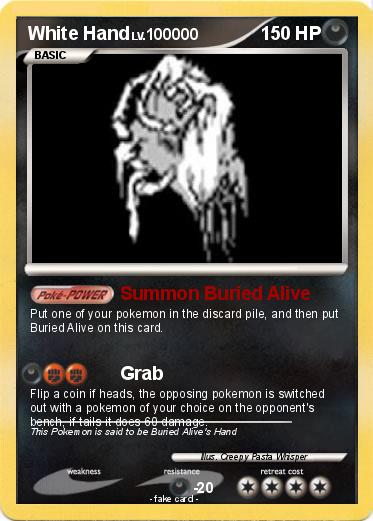 Pokemon White Hand