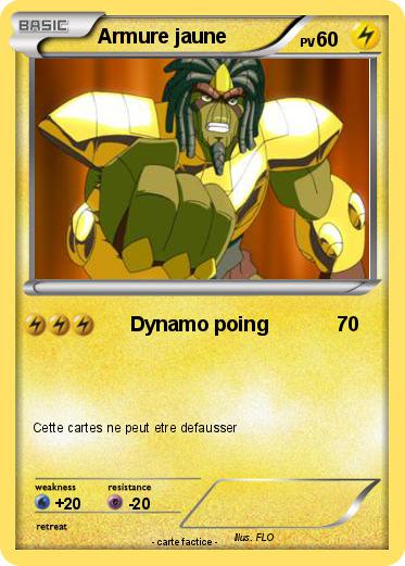 Pokemon Armure jaune