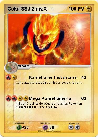 Pokemon Goku SSJ 2 niv.X