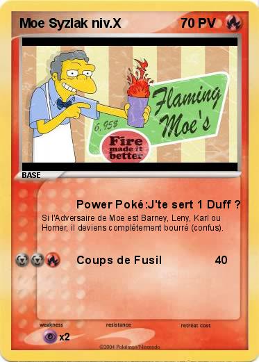 Pokemon Moe Syzlak niv.X