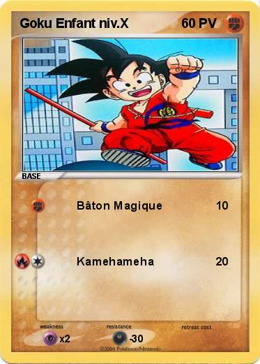 Pokemon Goku Enfant niv.X