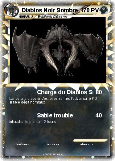 Pokemon Diablos Noir Sombre