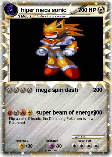 Pokemon hiper meca sonic