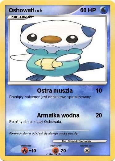 Pokemon Oshowatt