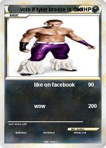 Pokemon vote if tyler breeze is cool