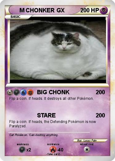 Pokemon M CHONKER GX