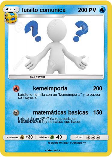 Pokemon luisito comunica