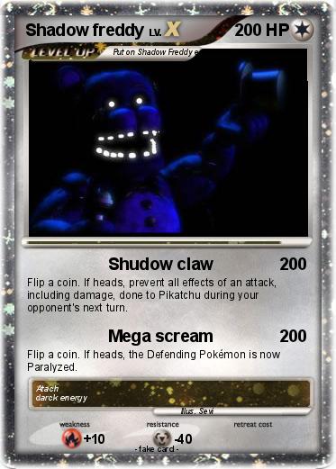 Pokemon Shadow freddy
