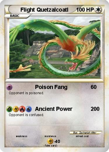 Pokemon Flight Quetzalcoatl