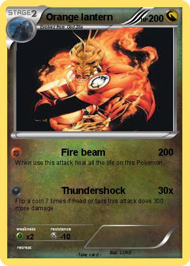 Pokemon Orange lantern