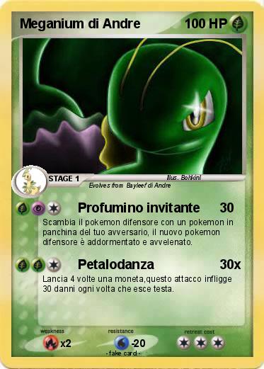 Pokemon Meganium di Andre
