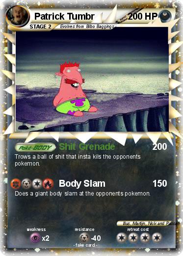 Pokemon Patrick Tumbr