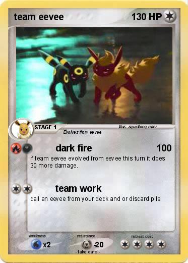 Pokemon team eevee