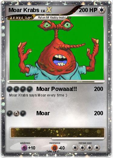 Pokemon Moar Krabs